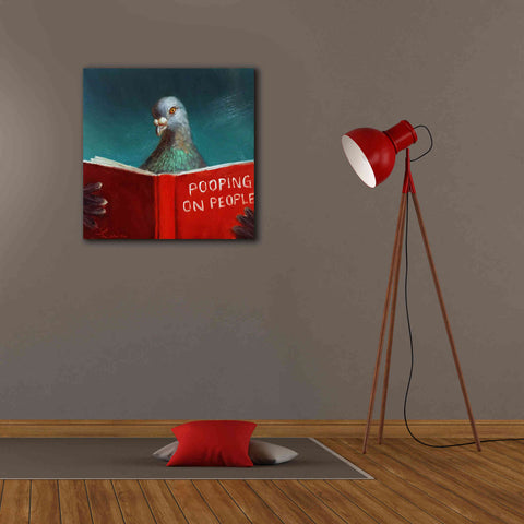 Image of 'Pooping on People' by Lucia Heffernan, Canvas Wall Art,26x26