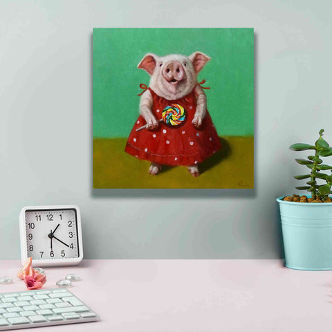 Image of 'Sticky' by Lucia Heffernan, Canvas Wall Art,12x12