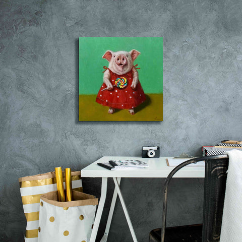 Image of 'Sticky' by Lucia Heffernan, Canvas Wall Art,18x18