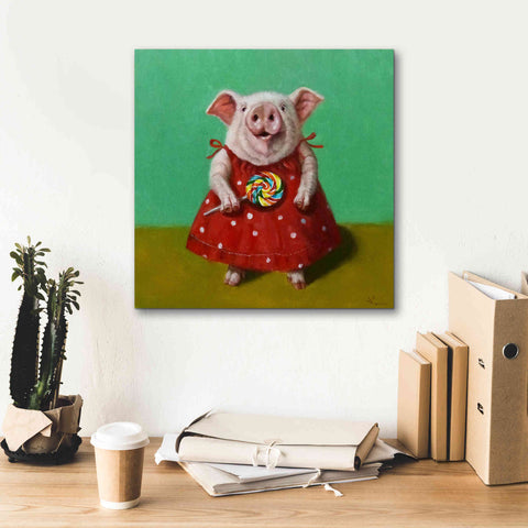Image of 'Sticky' by Lucia Heffernan, Canvas Wall Art,18x18