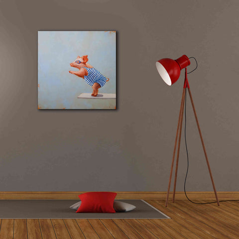 Image of 'The Plunge' by Lucia Heffernan, Canvas Wall Art,26x26