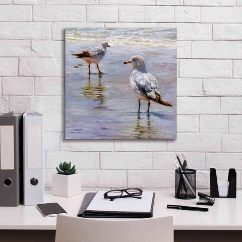 Image of 'Waders' by Lucia Heffernan, Canvas Wall Art,18x18