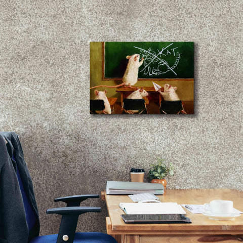 Image of 'When the Cat Is Away' by Lucia Heffernan, Canvas Wall Art,26x18