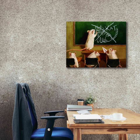 Image of 'When the Cat Is Away' by Lucia Heffernan, Canvas Wall Art,34x26