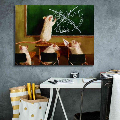 Image of 'When the Cat Is Away' by Lucia Heffernan, Canvas Wall Art,34x26
