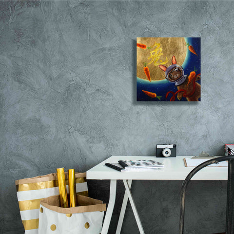 Image of 'Journey to the Moon' by Lucia Heffernan, Canvas Wall Art,12x12