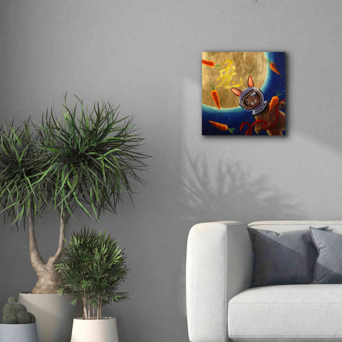 Image of 'Journey to the Moon' by Lucia Heffernan, Canvas Wall Art,18x18