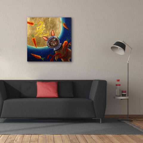 Image of 'Journey to the Moon' by Lucia Heffernan, Canvas Wall Art,37x37