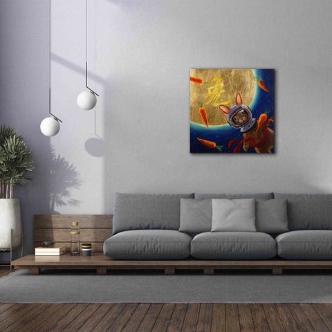 Image of 'Journey to the Moon' by Lucia Heffernan, Canvas Wall Art,37x37