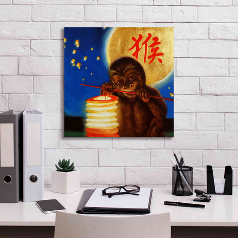 Image of 'Monkeyshine' by Lucia Heffernan, Canvas Wall Art,18x18