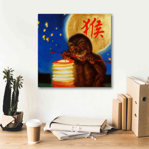 Image of 'Monkeyshine' by Lucia Heffernan, Canvas Wall Art,18x18