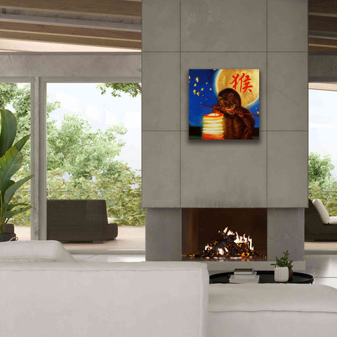 Image of 'Monkeyshine' by Lucia Heffernan, Canvas Wall Art,26x26