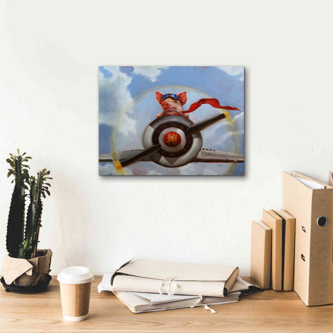 Image of 'When Pigs Fly' by Lucia Heffernan, Canvas Wall Art,16x12