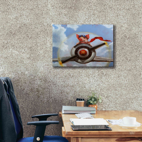 Image of 'When Pigs Fly' by Lucia Heffernan, Canvas Wall Art,24x20