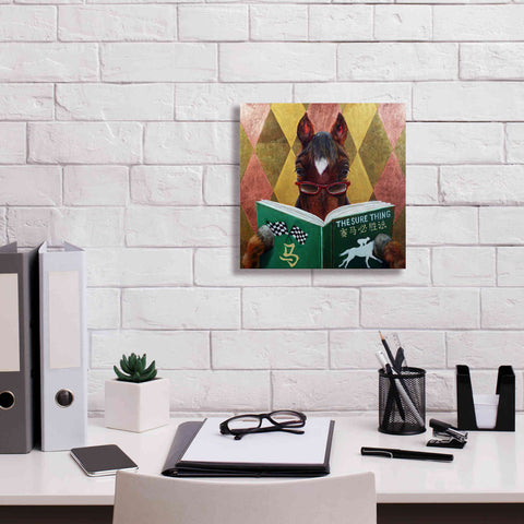 Image of 'Wise Bet' by Lucia Heffernan, Canvas Wall Art,12x12