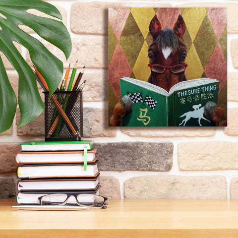 Image of 'Wise Bet' by Lucia Heffernan, Canvas Wall Art,12x12