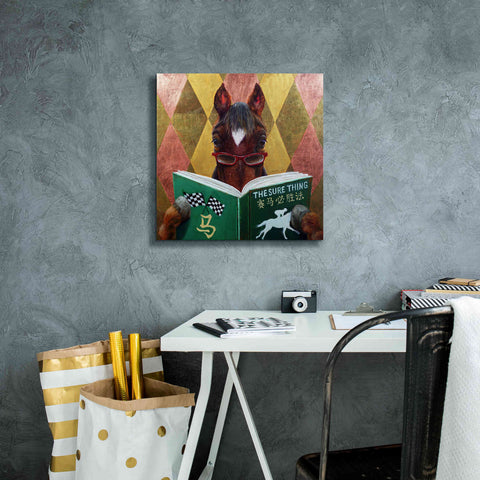 Image of 'Wise Bet' by Lucia Heffernan, Canvas Wall Art,18x18