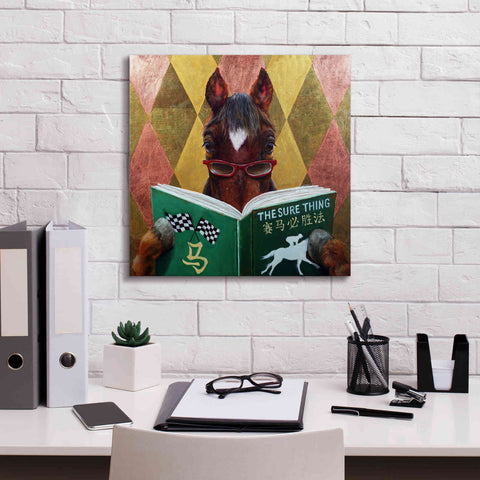 Image of 'Wise Bet' by Lucia Heffernan, Canvas Wall Art,18x18