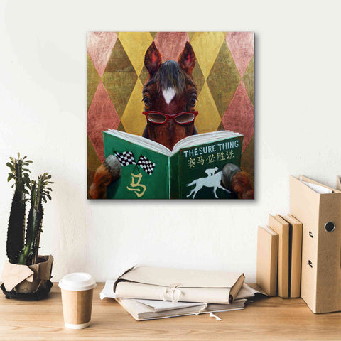 Image of 'Wise Bet' by Lucia Heffernan, Canvas Wall Art,18x18