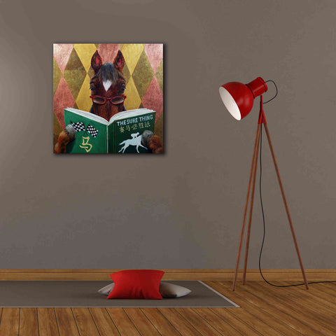 Image of 'Wise Bet' by Lucia Heffernan, Canvas Wall Art,26x26