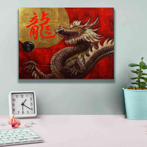 Image of 'Yoyo Master' by Lucia Heffernan, Canvas Wall Art,16x12