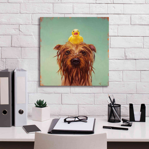 Image of 'Bath Time' by Lucia Heffernan, Canvas Wall Art,18x18