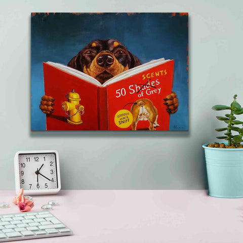 Image of '50 Scents of Grey' by Lucia Heffernan, Canvas Wall Art,16x12