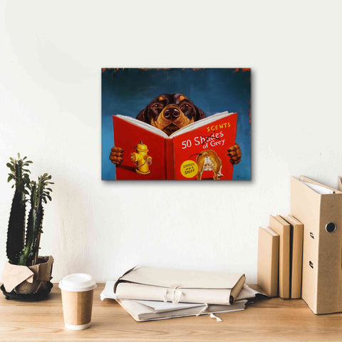 Image of '50 Scents of Grey' by Lucia Heffernan, Canvas Wall Art,16x12