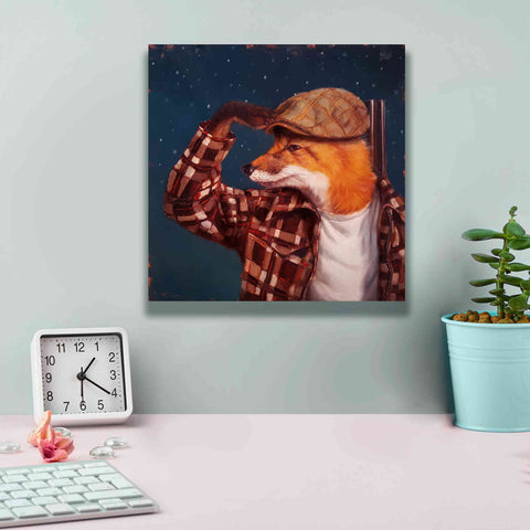 Image of 'Fox Hunt' by Lucia Heffernan, Canvas Wall Art,12x12