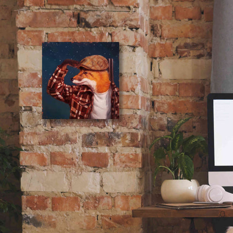 Image of 'Fox Hunt' by Lucia Heffernan, Canvas Wall Art,12x12