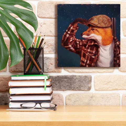 Image of 'Fox Hunt' by Lucia Heffernan, Canvas Wall Art,12x12