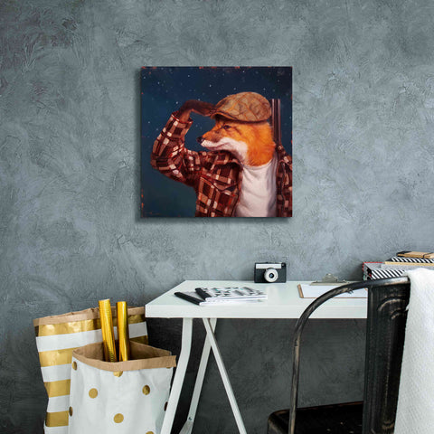 Image of 'Fox Hunt' by Lucia Heffernan, Canvas Wall Art,18x18