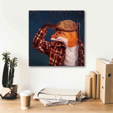 Image of 'Fox Hunt' by Lucia Heffernan, Canvas Wall Art,18x18
