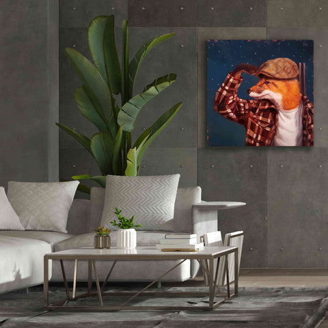 Image of 'Fox Hunt' by Lucia Heffernan, Canvas Wall Art,37x37