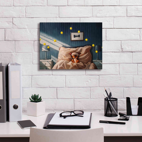 Image of 'Bentley’s Dream' by Lucia Heffernan, Canvas Wall Art,16x12