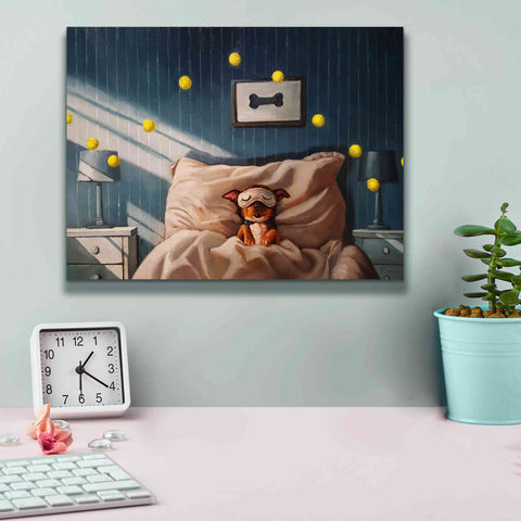 Image of 'Bentley’s Dream' by Lucia Heffernan, Canvas Wall Art,16x12