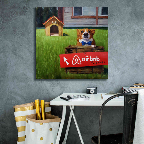 Image of 'K9 BNB' by Lucia Heffernan, Canvas Wall Art,26x26