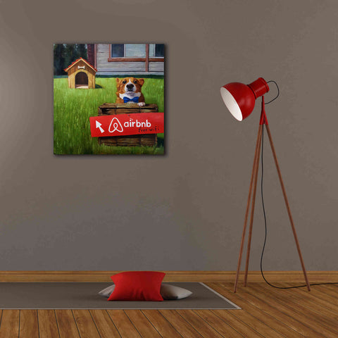 Image of 'K9 BNB' by Lucia Heffernan, Canvas Wall Art,26x26