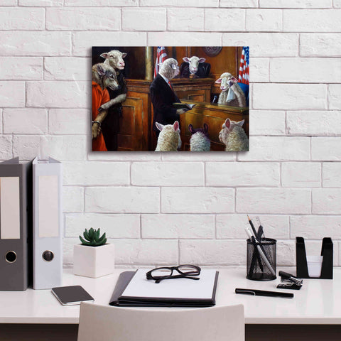 Image of 'Eyewitness' by Lucia Heffernan, Canvas Wall Art,18x12