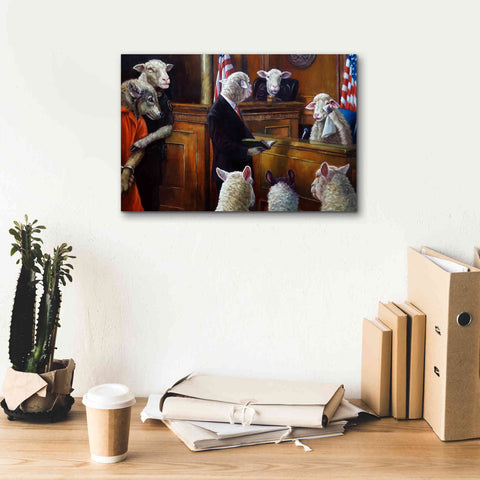 Image of 'Eyewitness' by Lucia Heffernan, Canvas Wall Art,18x12