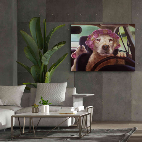 Image of 'Mommy Chauffeur' by Lucia Heffernan, Canvas Wall Art,54x40