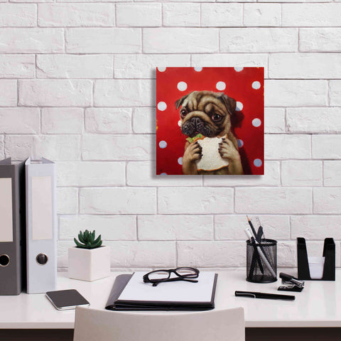Image of 'Pugalicious' by Lucia Heffernan, Canvas Wall Art,12x12