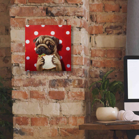 Image of 'Pugalicious' by Lucia Heffernan, Canvas Wall Art,12x12