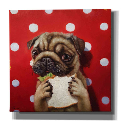 Image of 'Pugalicious' by Lucia Heffernan, Canvas Wall Art