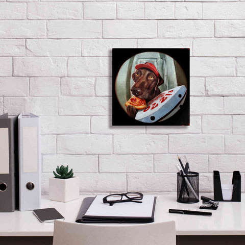 Image of 'Pupperoni' by Lucia Heffernan, Canvas Wall Art,12x12