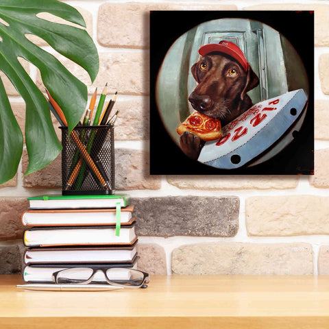 Image of 'Pupperoni' by Lucia Heffernan, Canvas Wall Art,12x12