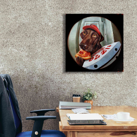 Image of 'Pupperoni' by Lucia Heffernan, Canvas Wall Art,26x26