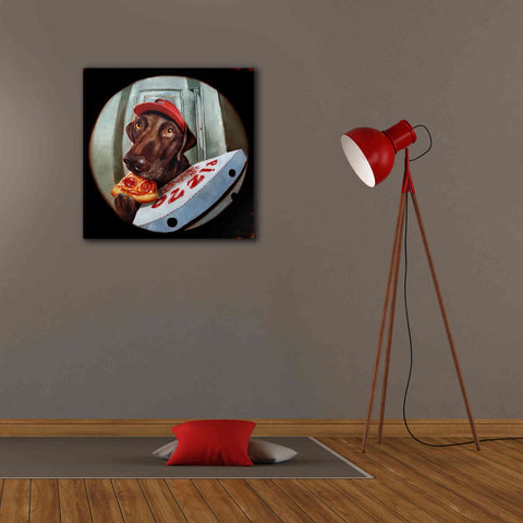 Image of 'Pupperoni' by Lucia Heffernan, Canvas Wall Art,26x26