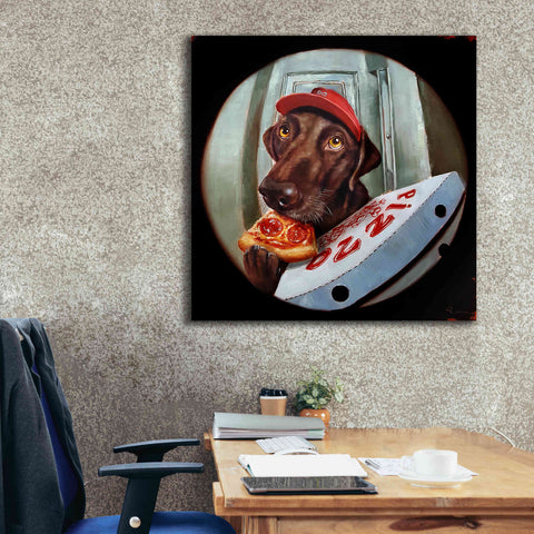 Image of 'Pupperoni' by Lucia Heffernan, Canvas Wall Art,37x37