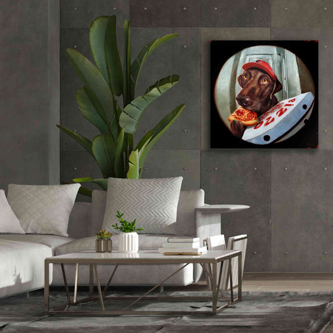 Image of 'Pupperoni' by Lucia Heffernan, Canvas Wall Art,37x37